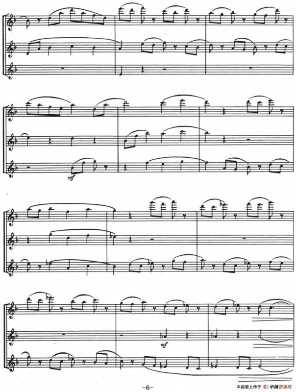 来自俄罗斯的2首长笛二重奏和1首长笛二重奏配钢琴伴奏