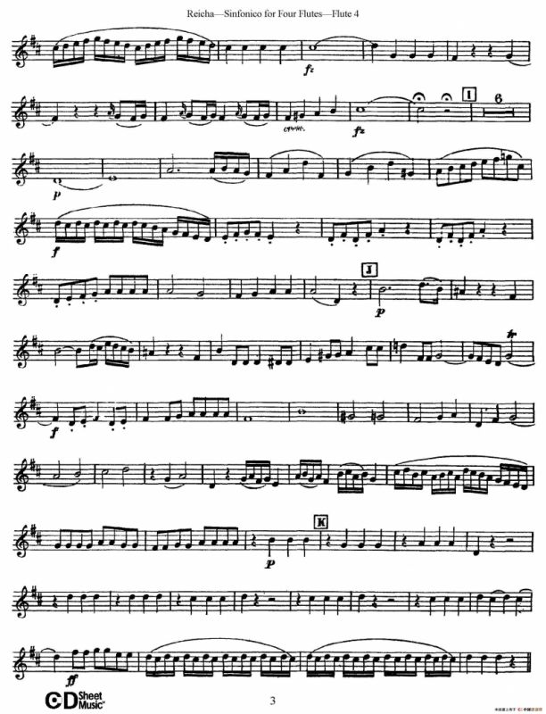 瑞查长笛四重奏（Flute 3）