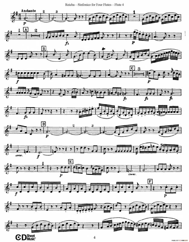 瑞查长笛四重奏（Flute 3）