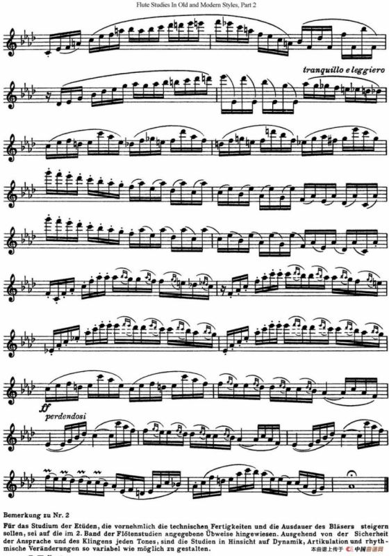 斯勒新老风格长笛练习重奏曲（第二部分）（NO.14-NO.15）