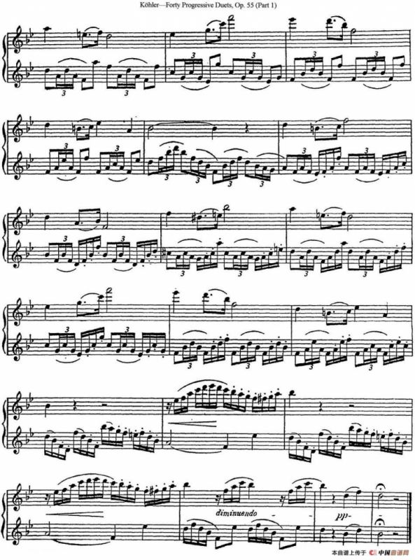 柯勒40首长笛提高练习曲OP.55（NO.23）