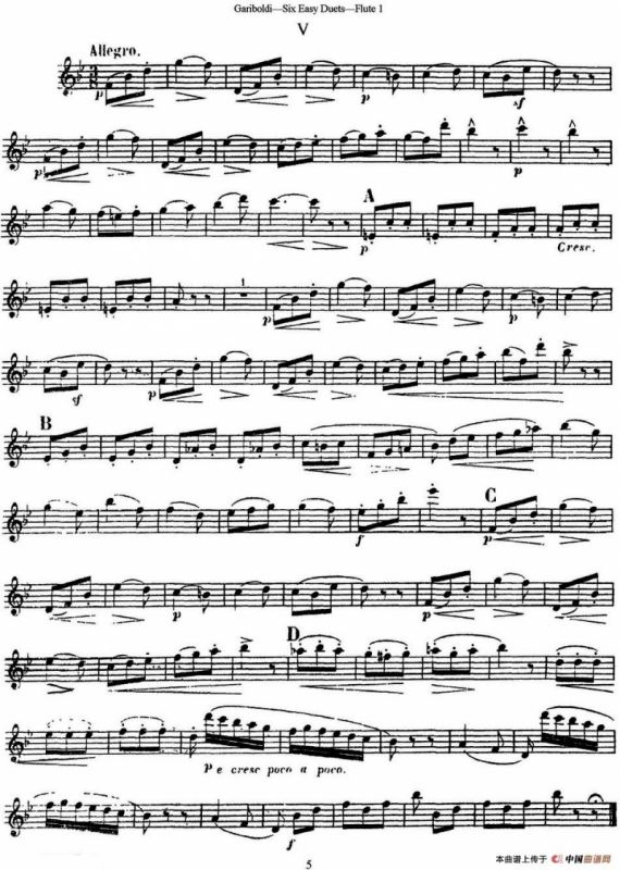 六首简易二重奏作品145号