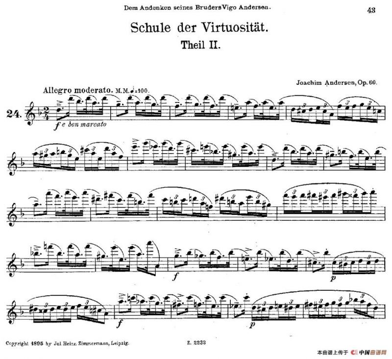 Schule der Virtuosit?t. Op. 60（24）