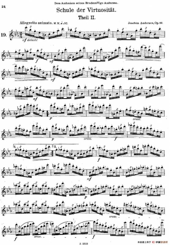 Schule der Virtuosit?t. Op. 60（19）