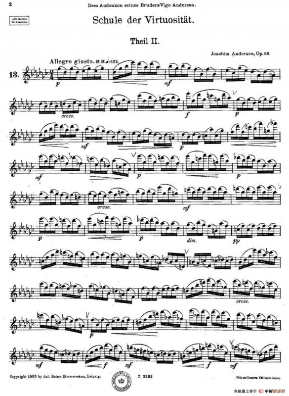 Schule der Virtuosit?t. Op. 60（13）