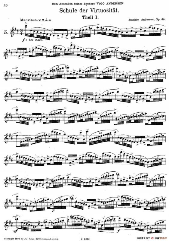 Schule der Virtuosit?t. Op. 60（5）