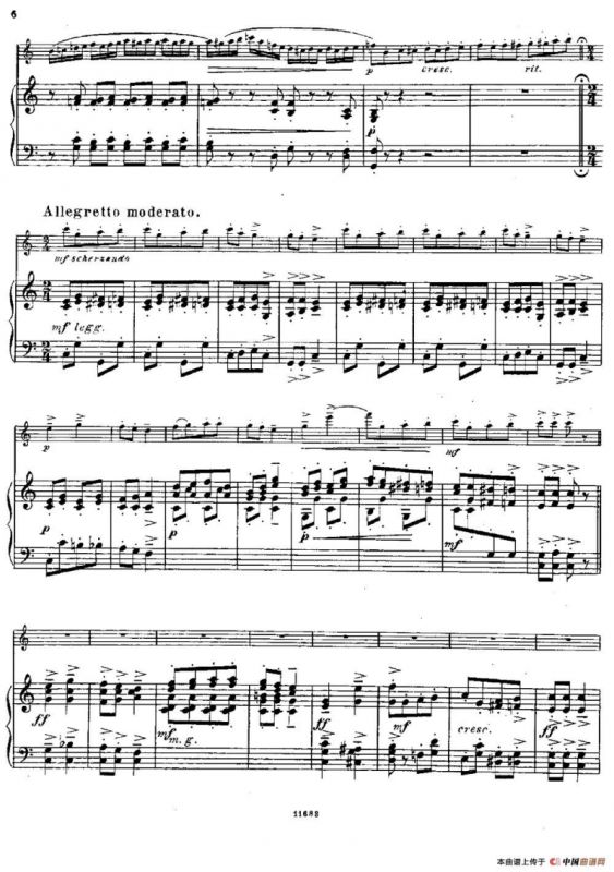 Fantaisies nationales. Hongrois.（Op.59 No.6）（长笛+钢琴伴奏）