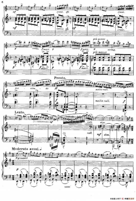 Fantaisies nationales. Russe. （Op.59 No.3）（长笛+钢琴伴奏）