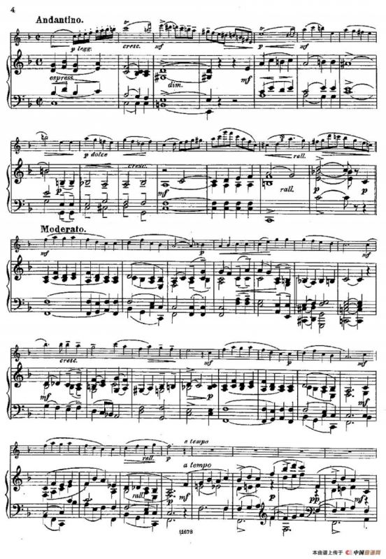 Fantaisies nationales. Danois. （Op.59 No.1）（长笛+钢琴伴奏）