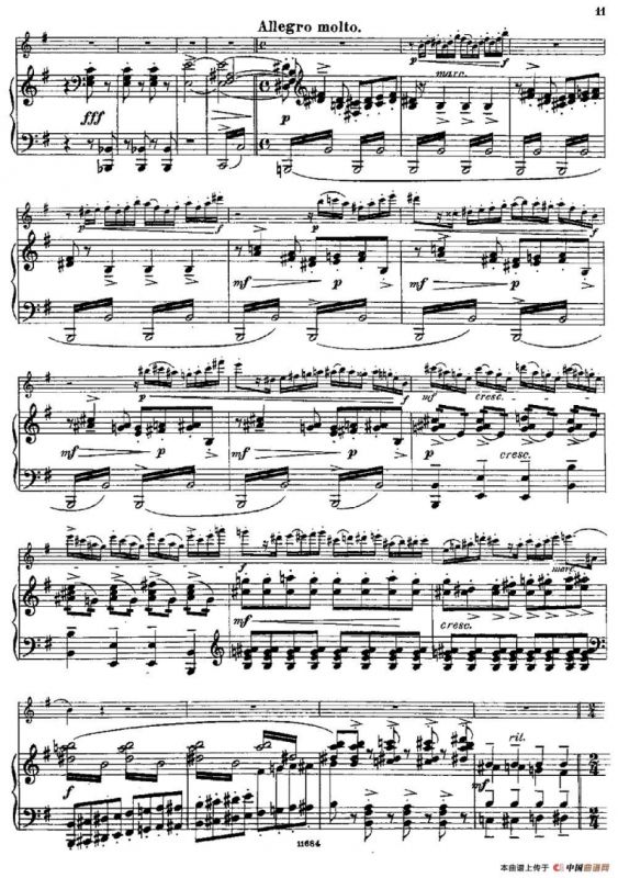 Introduction et Caprice（Op.58）（长笛+钢琴伴奏）