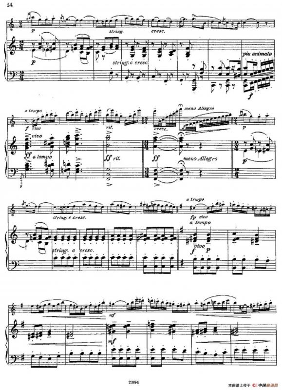 Introduction et Caprice（Op.58）（长笛+钢琴伴奏）