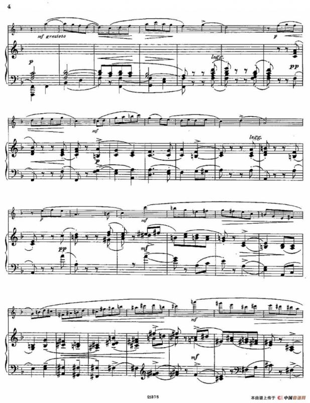 Le Tourbillon（Op.57 No.3）（长笛+钢琴伴奏）