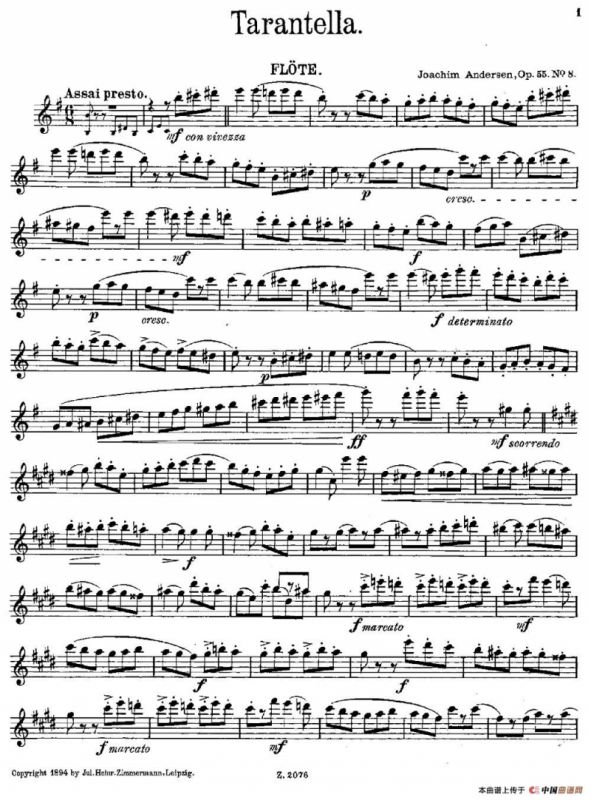 Tarantelle（Op.55 No.8）