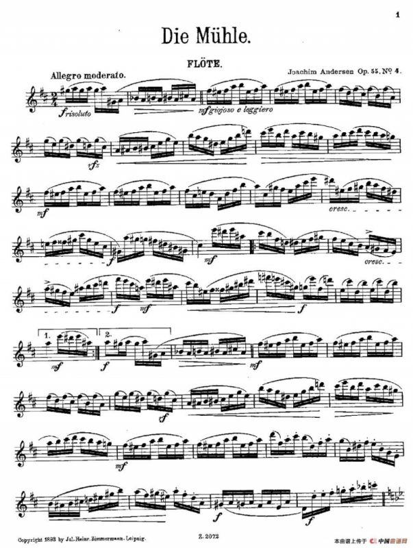 Die Mühle（Op.55 No.4）