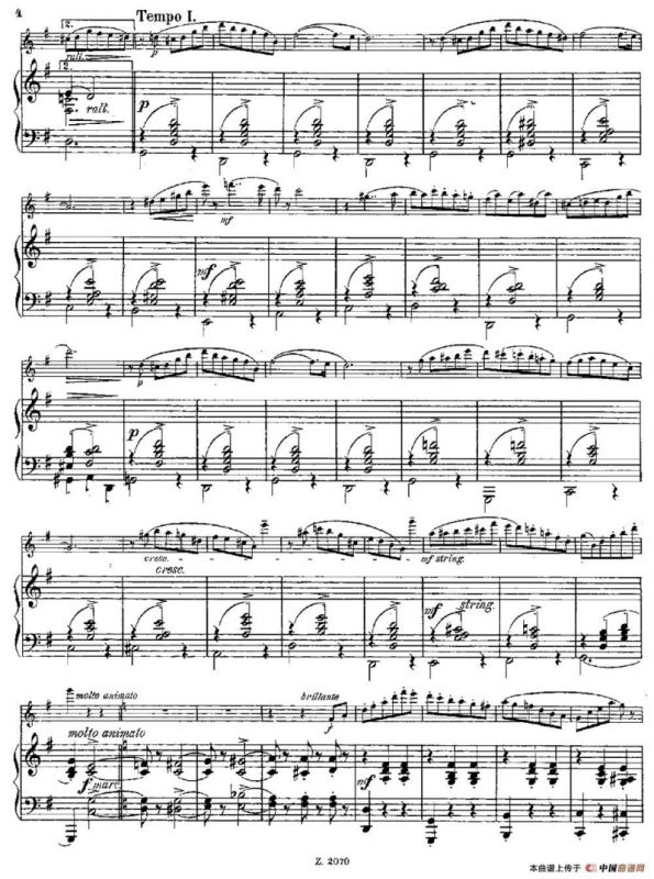 Walzer（Op.55 No.2）（长笛+钢琴伴奏）