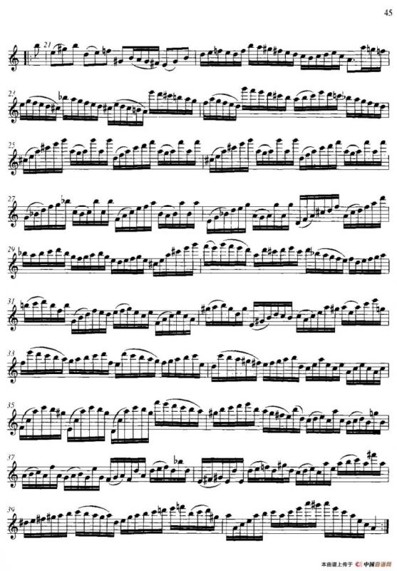 第二单元 中高级练习：断奏练习（乐曲部分：吉格舞曲）