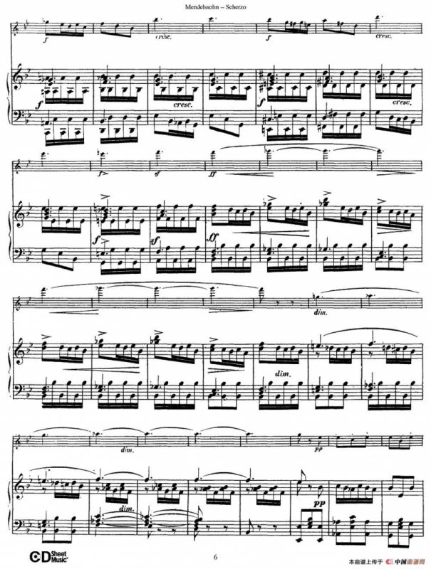 Scherzo（长笛+钢琴）