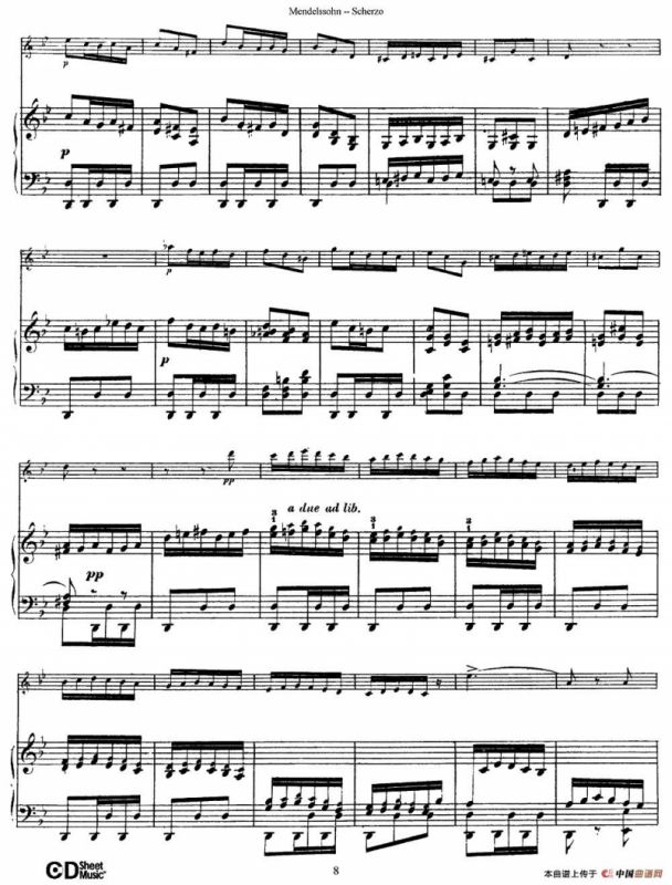 Scherzo（长笛+钢琴）