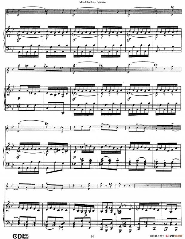 Scherzo（长笛+钢琴）