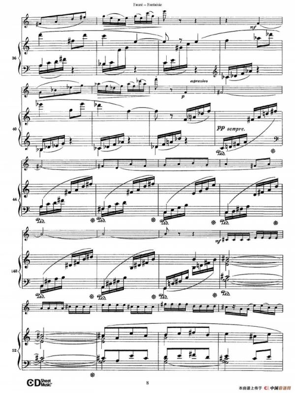 Fantaisie Op.79（幻想曲 作品79号）（长笛+钢琴伴奏）
