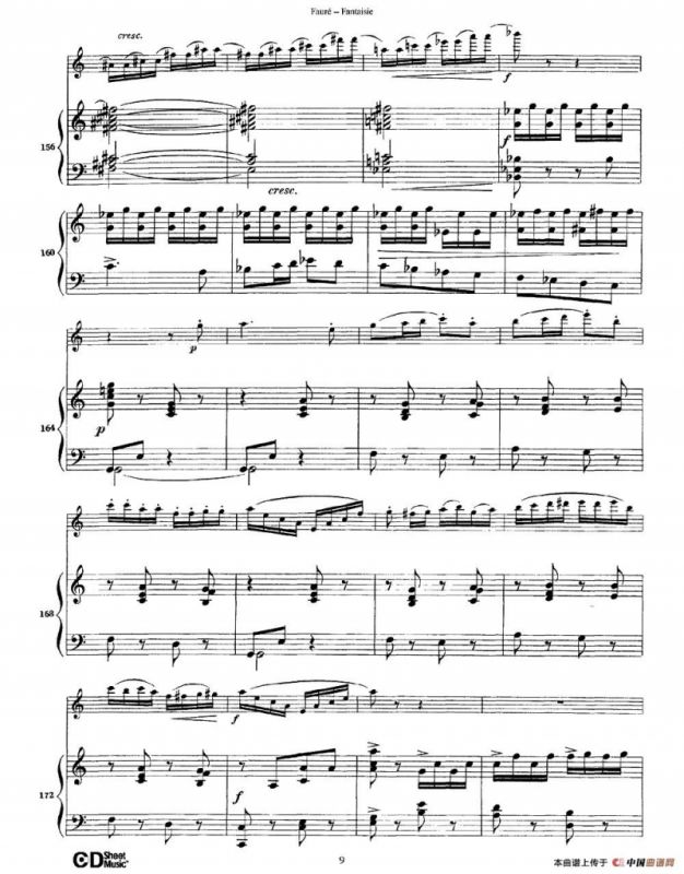 Fantaisie Op.79（幻想曲 作品79号）（长笛+钢琴伴奏）