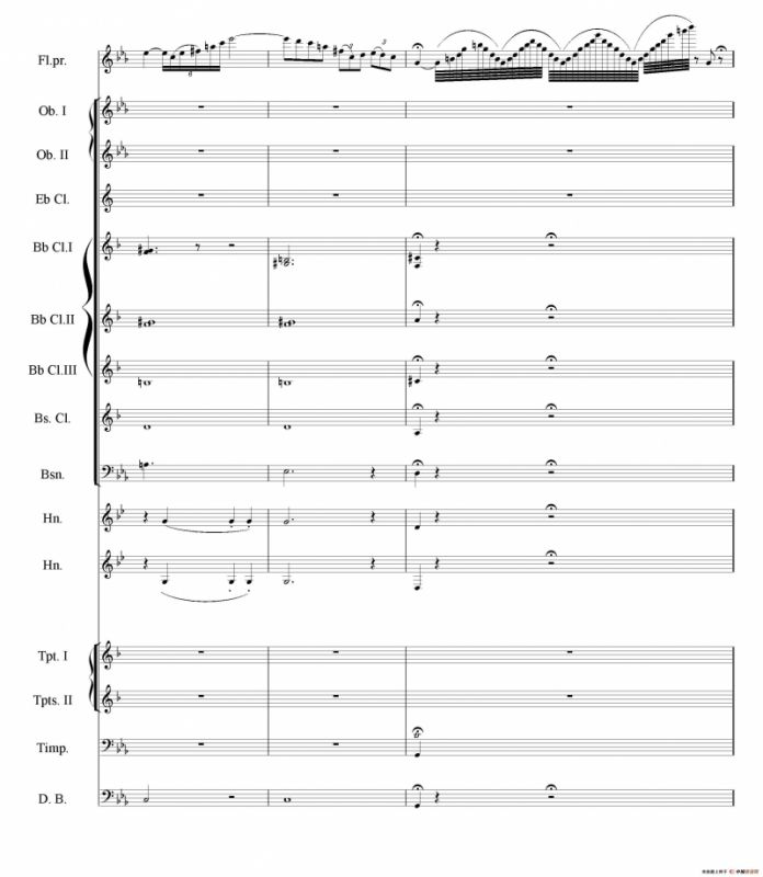 流浪者之歌（长笛与管乐队）