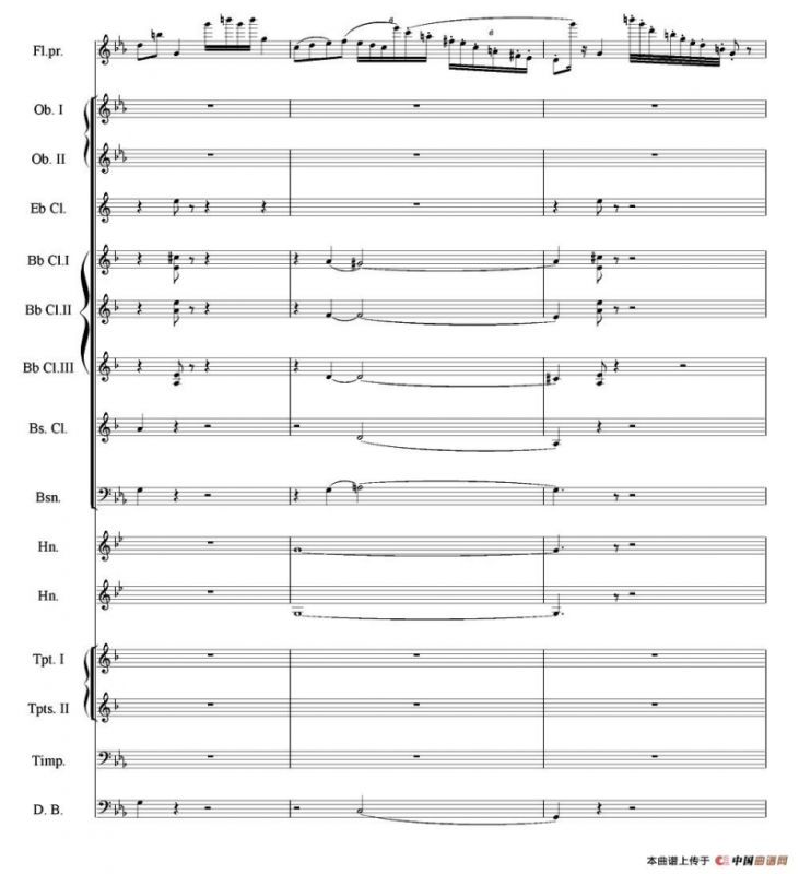 流浪者之歌（长笛与管乐队）