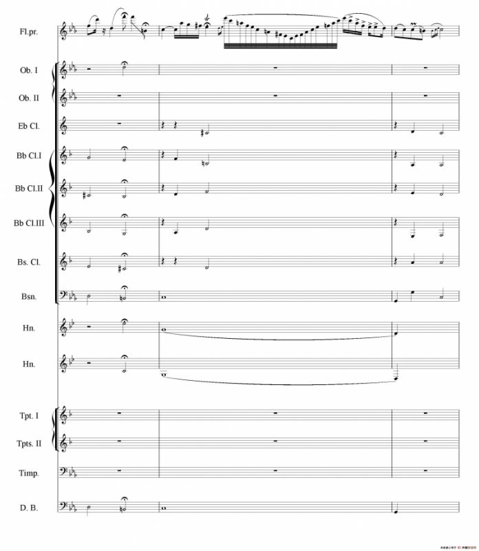 流浪者之歌（长笛与管乐队）