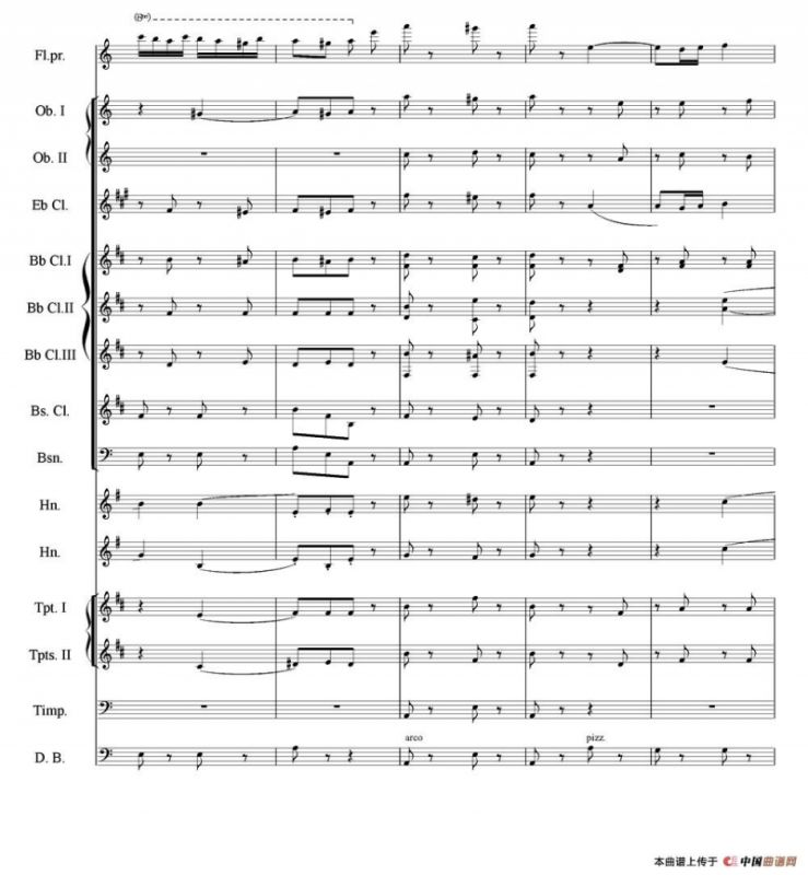 流浪者之歌（长笛与管乐队）