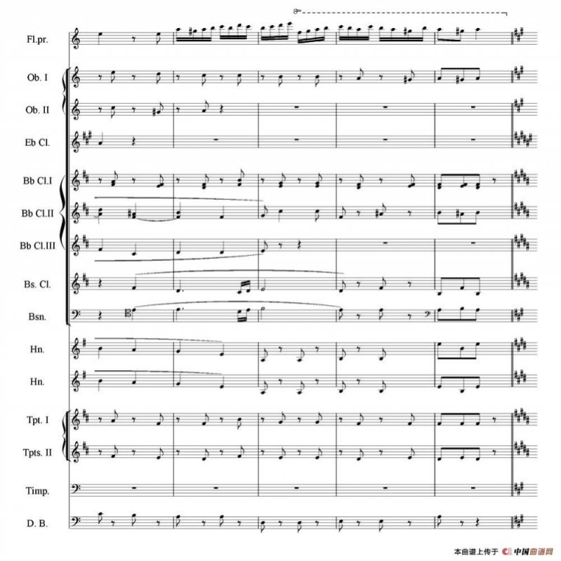 流浪者之歌（长笛与管乐队）