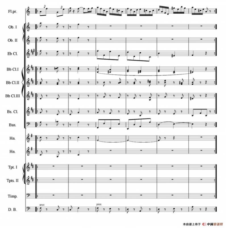 流浪者之歌（长笛与管乐队）