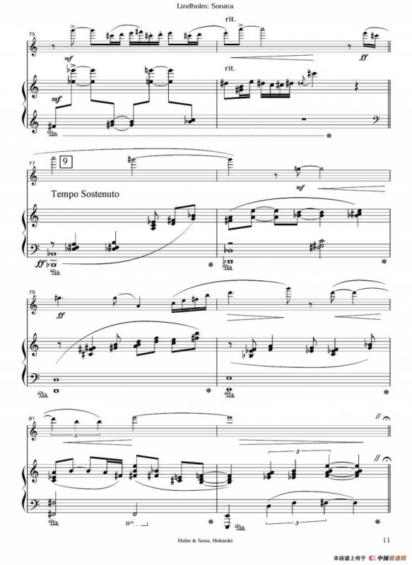 Sonata（长笛+钢琴）