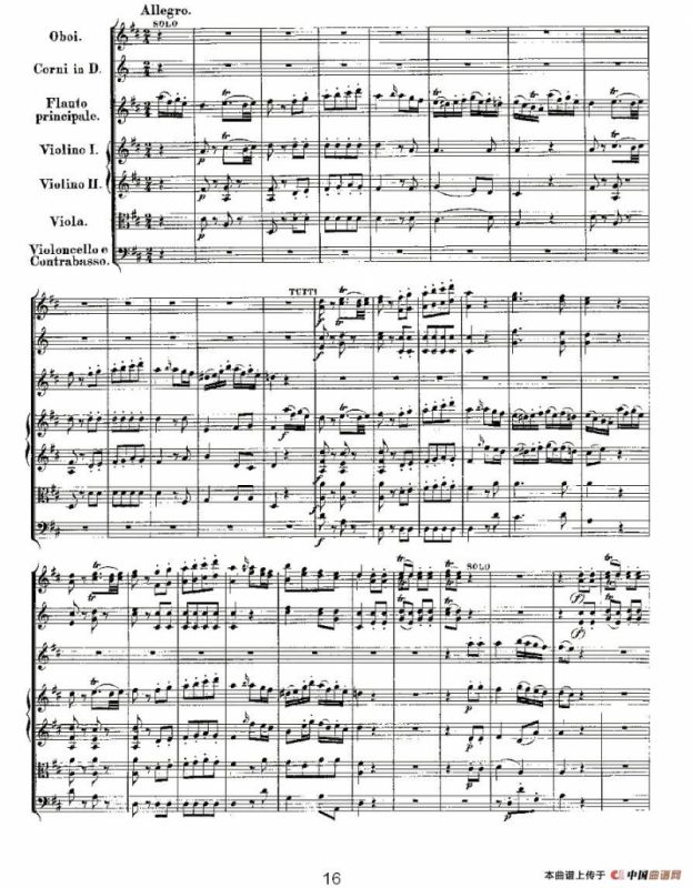 Concerto in D for Flute, K.314（D大调长笛协奏曲）