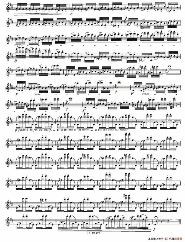 基于维尼亚夫斯基练习曲的10首长笛练习曲之8（Moyse - 10 Studies After Wieniawski）