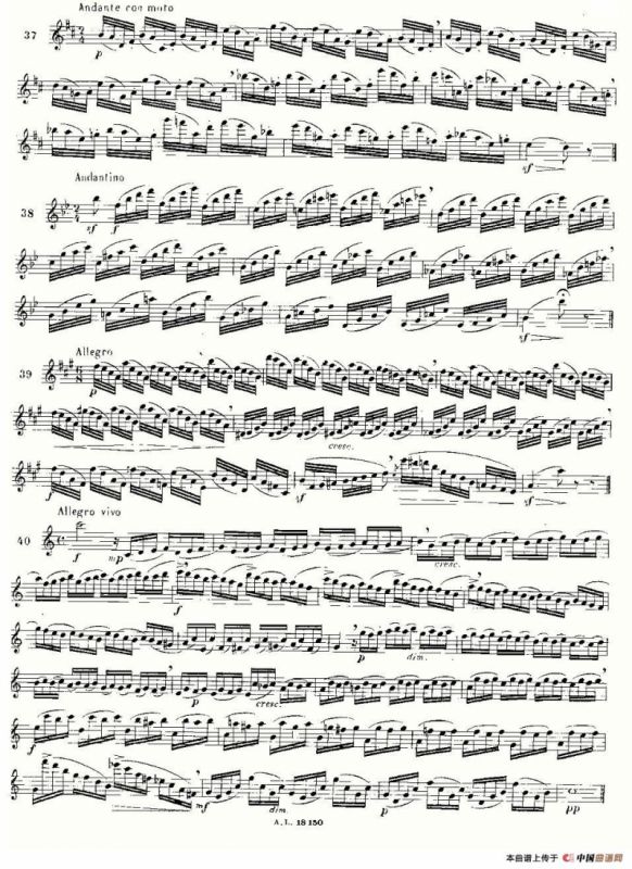 简易音阶练习100首之37-49（moyse - 100 studies after cramer）