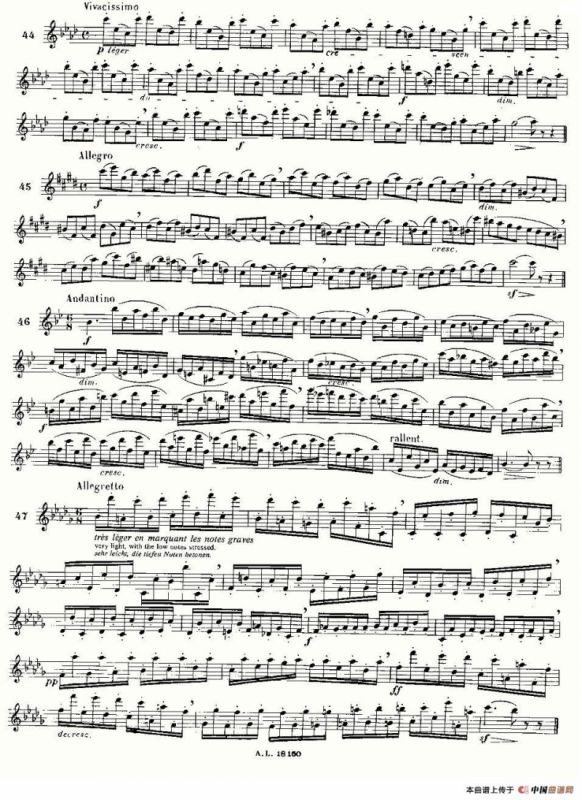 简易音阶练习100首之37-49（moyse - 100 studies after cramer）