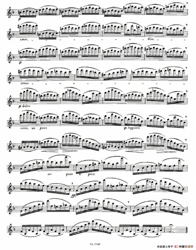 Moyse - 25 Studies after Czerny flute [11]（25首改编自车尔尼作品的练习曲）