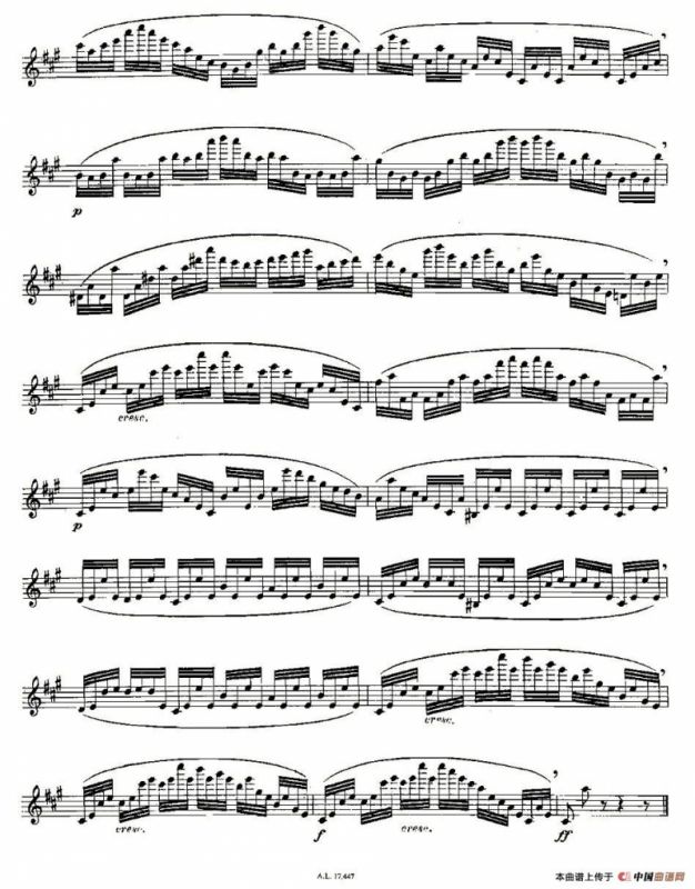 Moyse - 25 Studies after Czerny flute [9]（25首改编自车尔尼作品的练习曲）