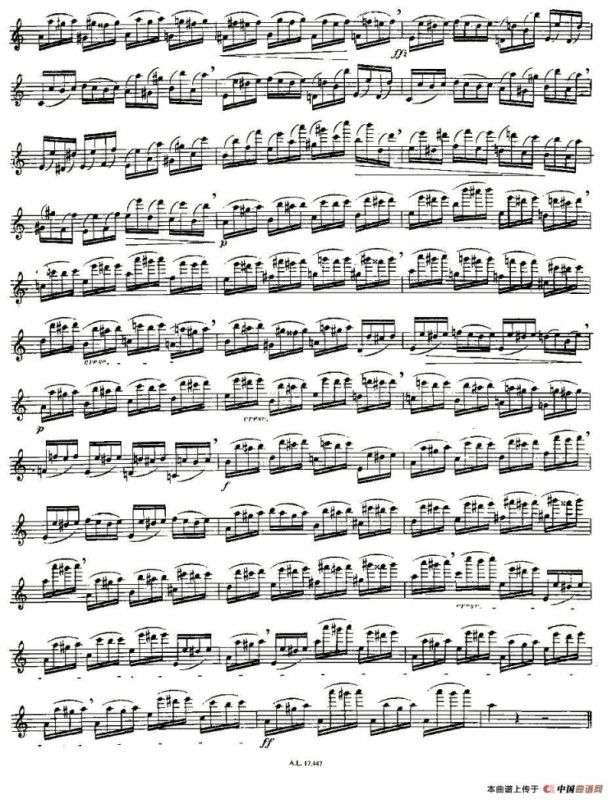 Moyse - 25 Studies after Czerny flute [8]（25首改编自车尔尼作品的练习曲）