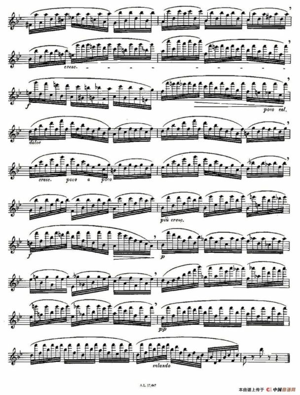 Moyse - 25 Studies after Czerny flute [4]（25首改编自车尔尼作品的练习曲）