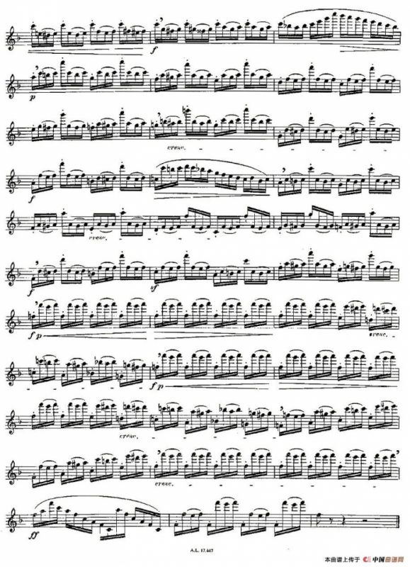 Moyse - 25 Studies after Czerny flute [3]（25首改编自车尔尼作品的练习曲）
