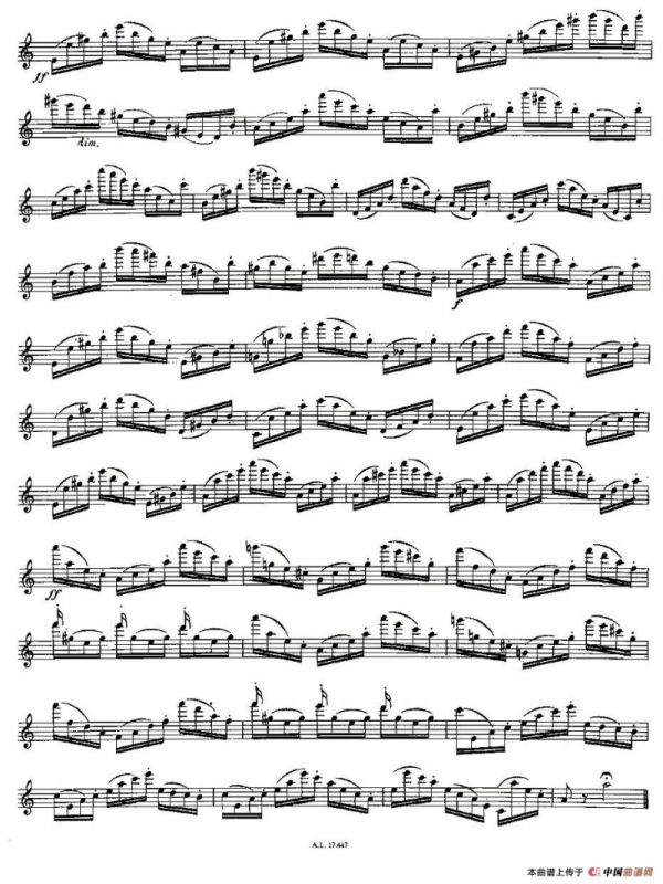Moyse - 25 Studies after Czerny flute [2]（25首改编自车尔尼作品的练习曲）