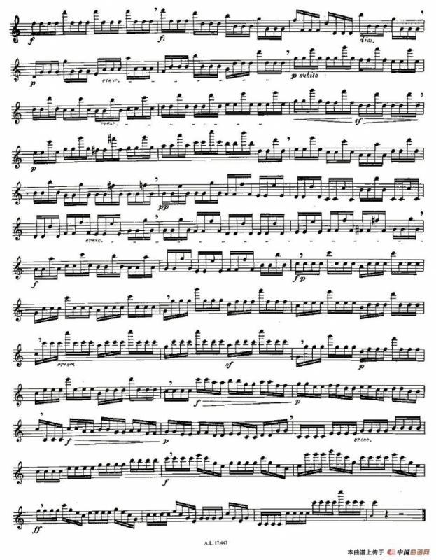 Moyse - 25 Studies after Czerny flute [1]（25首改编自车尔尼作品的练习曲）