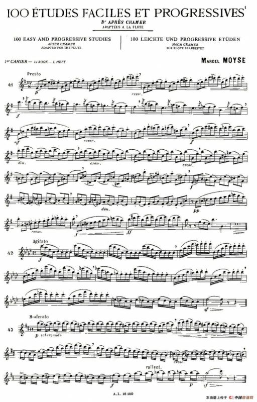 moyse - 100首练习曲之41—49