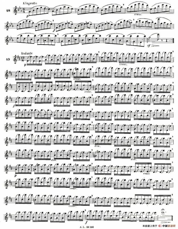 moyse - 100首练习曲之41—49