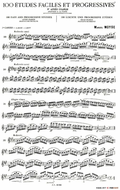 moyse - 100首练习曲之19—40