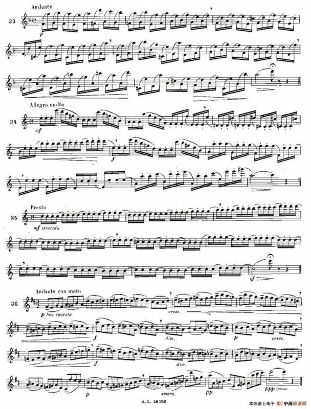 moyse - 100首练习曲之19—40