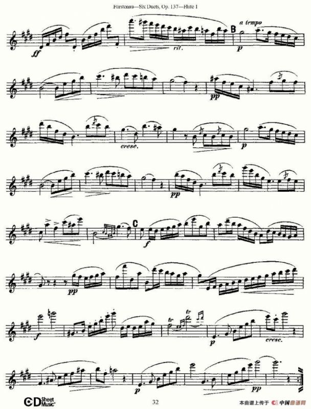 Six Duets, Op.137 之六（二重奏 六首作品 137号）