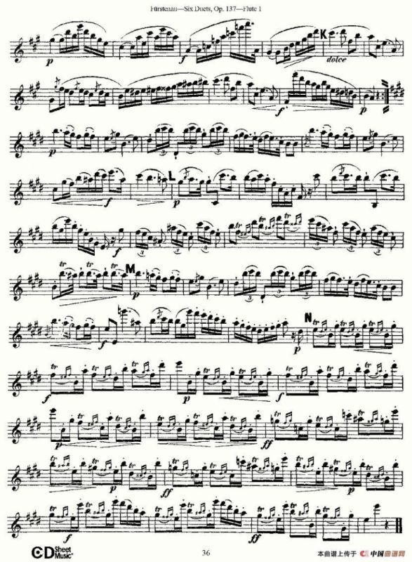 Six Duets, Op.137 之六（二重奏 六首作品 137号）