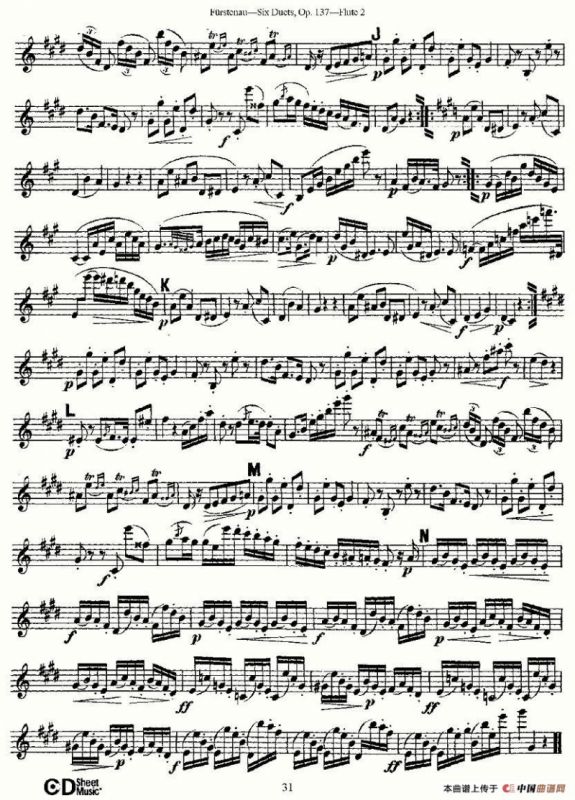 Six Duets, Op.137 之六（二重奏 六首作品 137号）